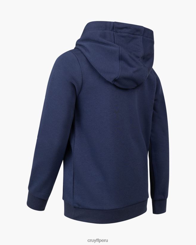 educación física Cruyff hacer sudadera con capucha azul real 42TR201106 júnior sudadera