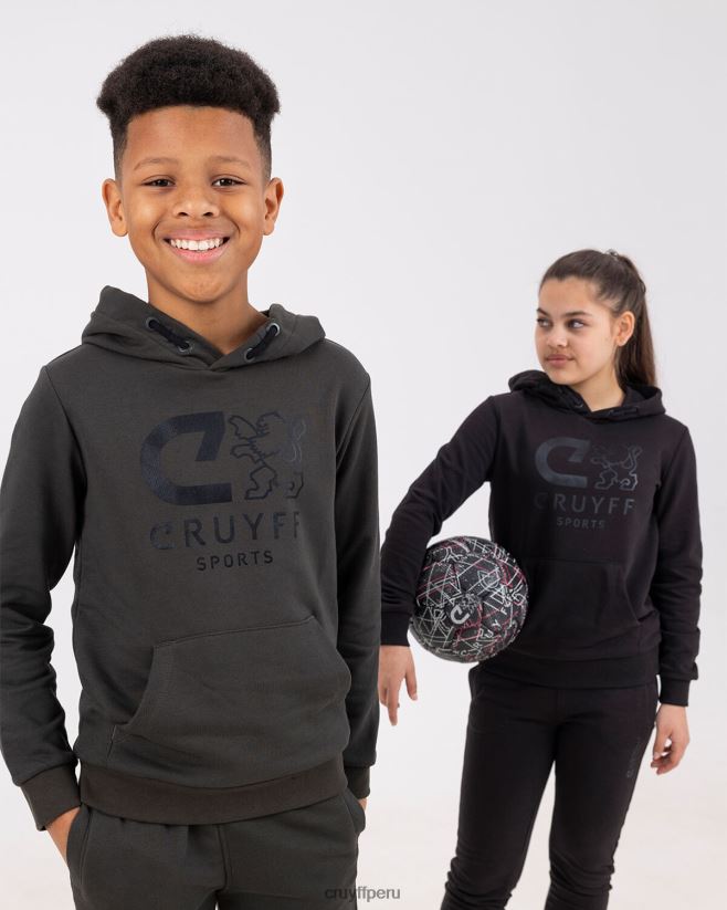 educación física Cruyff hacer sudadera con capucha ejercito verde 42TR201105 júnior sudadera