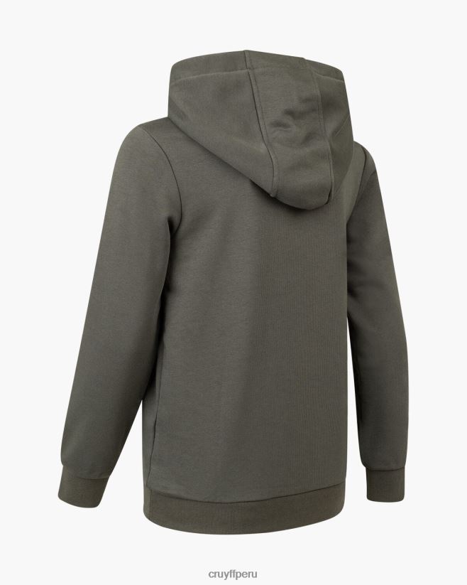 educación física Cruyff hacer sudadera con capucha ejercito verde 42TR201105 júnior sudadera