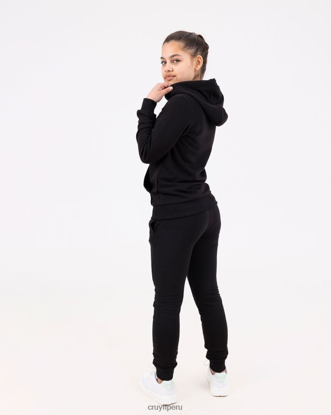 educación física Cruyff hacer sudadera con capucha negro 42TR201114 júnior sudadera