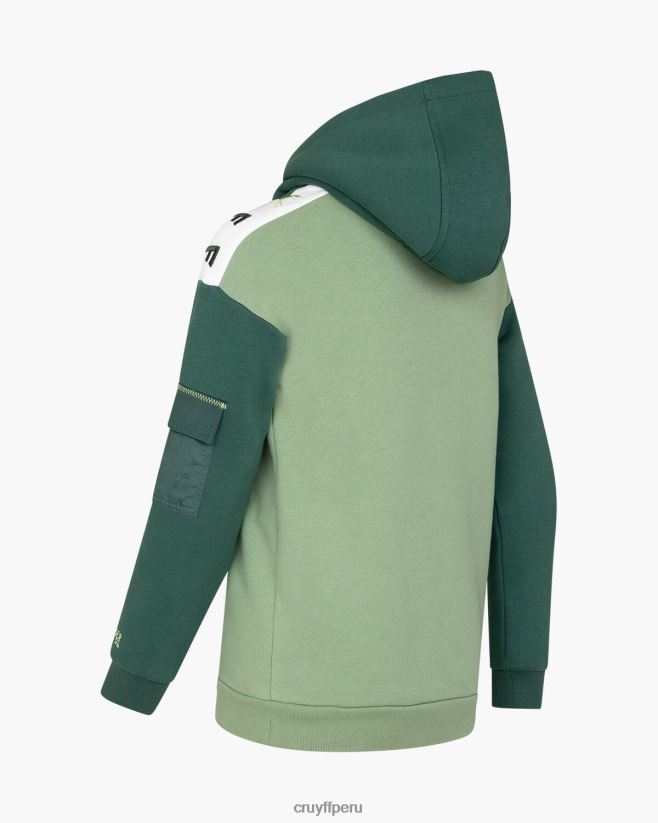 educación física Cruyff sudadera con capucha verde 42TR201173 júnior sudadera