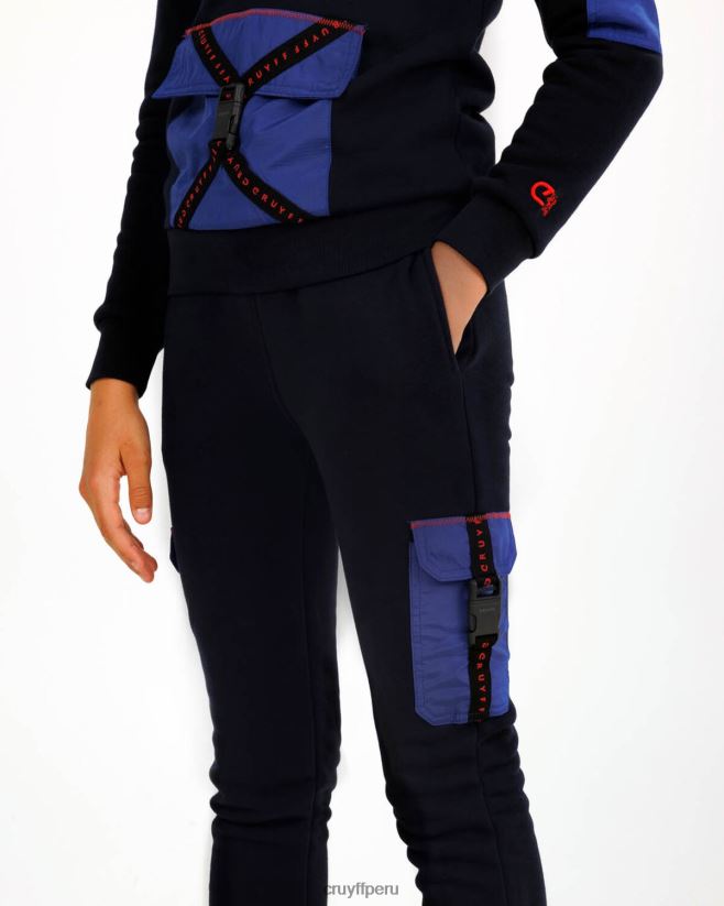 educación física Cruyff capucha de traje de podadoras Azul marino 42TR201162 júnior trajes