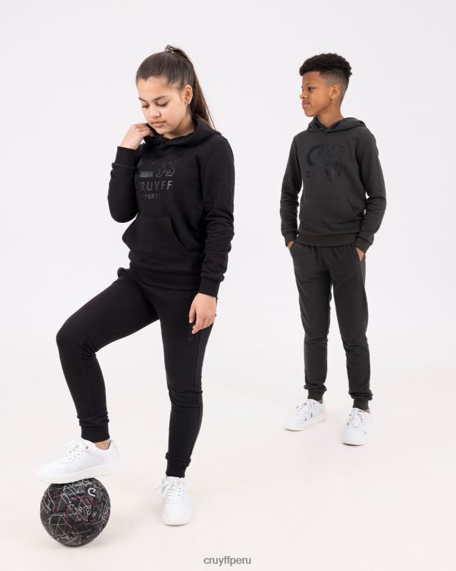 educación física Cruyff hacer traje negro 42TR201120 júnior trajes