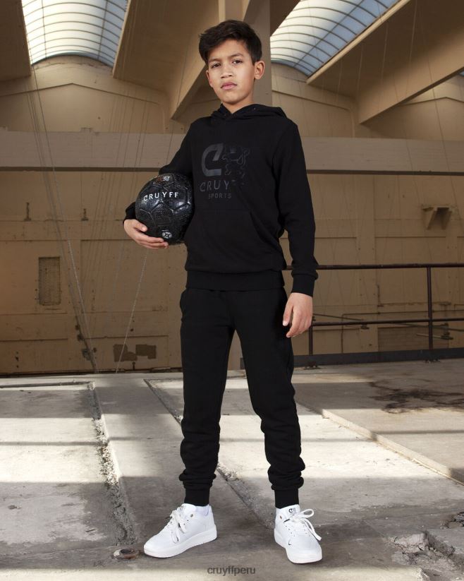 educación física Cruyff hacer traje negro 42TR201120 júnior trajes