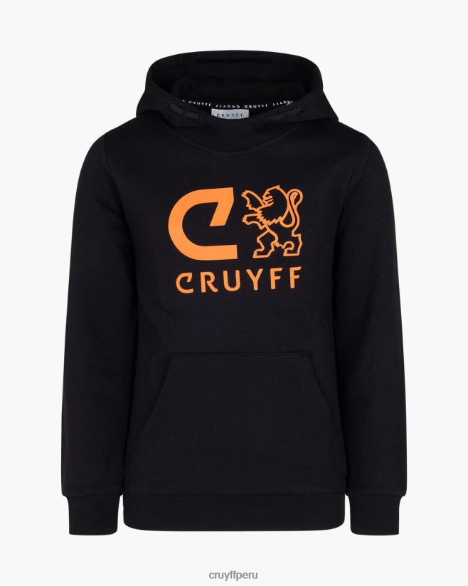 educación física Cruyff hacer traje negro/naranja 42TR201160 júnior trajes
