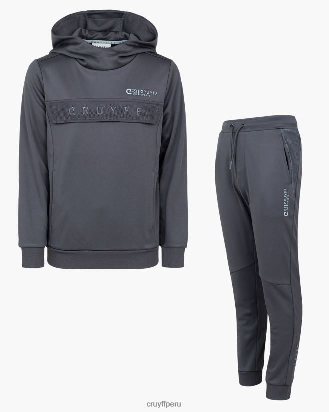 educación física Cruyff traje aullador gris oscuro 42TR201088 júnior trajes