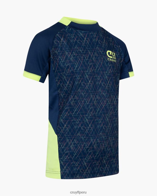 educación física Cruyff traje de carrera azul marino/amarillo 42TR201194 júnior trajes