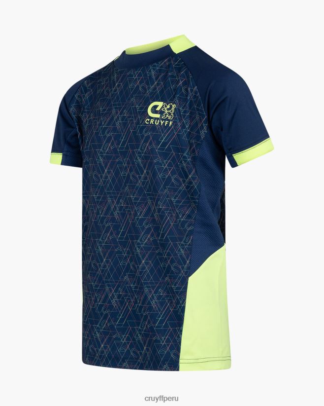 educación física Cruyff traje de carrera azul marino/amarillo 42TR201194 júnior trajes