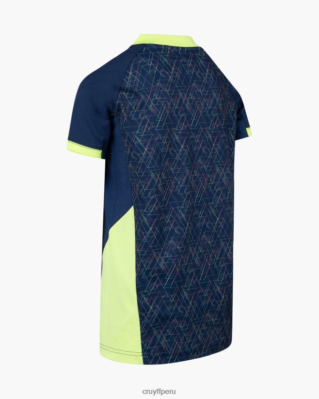 educación física Cruyff traje de carrera azul marino/amarillo 42TR201194 júnior trajes