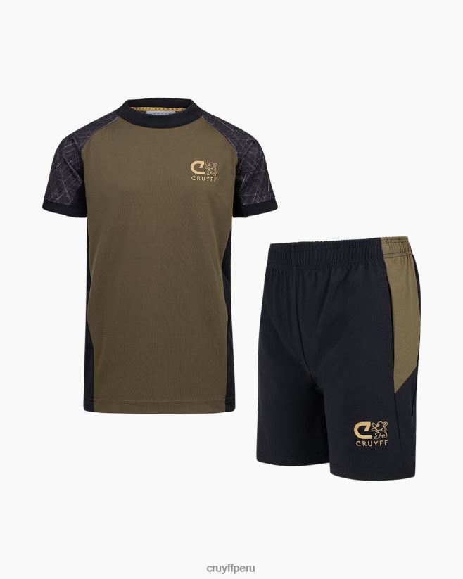 educación física Cruyff traje de carrera verde/negro 42TR201193 júnior trajes