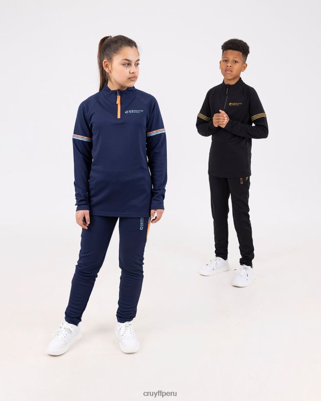 educación física Cruyff traje de diapositivas azul real 42TR201115 júnior trajes