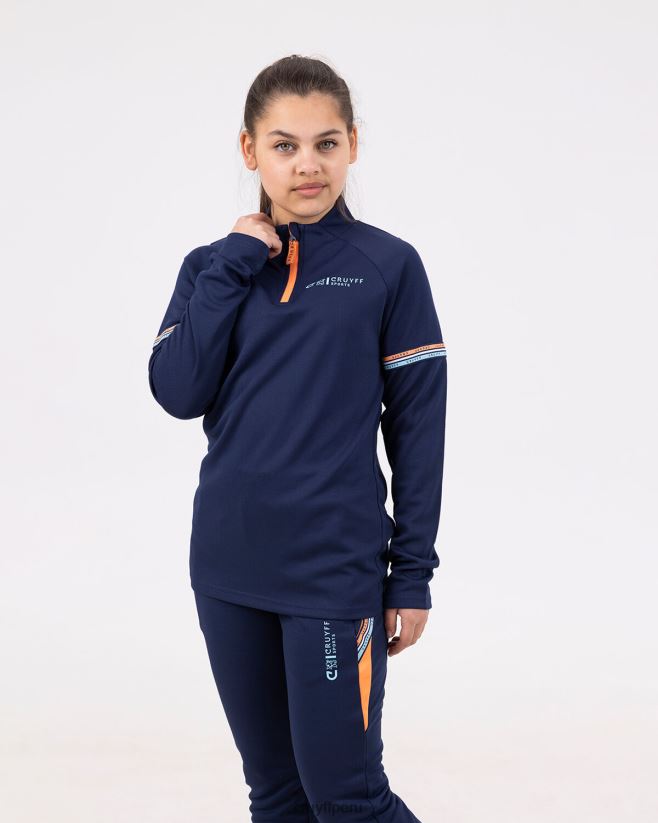 educación física Cruyff traje de diapositivas azul real 42TR201115 júnior trajes