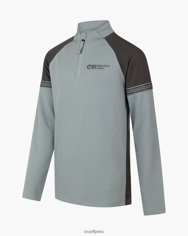 educación física Cruyff traje de diapositivas gris azulado 42TR201117 júnior trajes