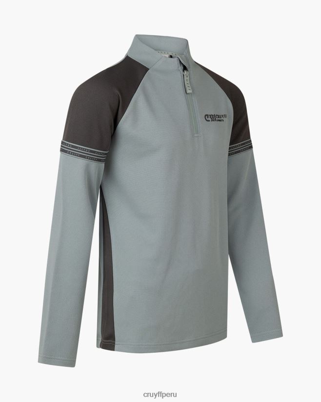 educación física Cruyff traje de diapositivas gris azulado 42TR201117 júnior trajes