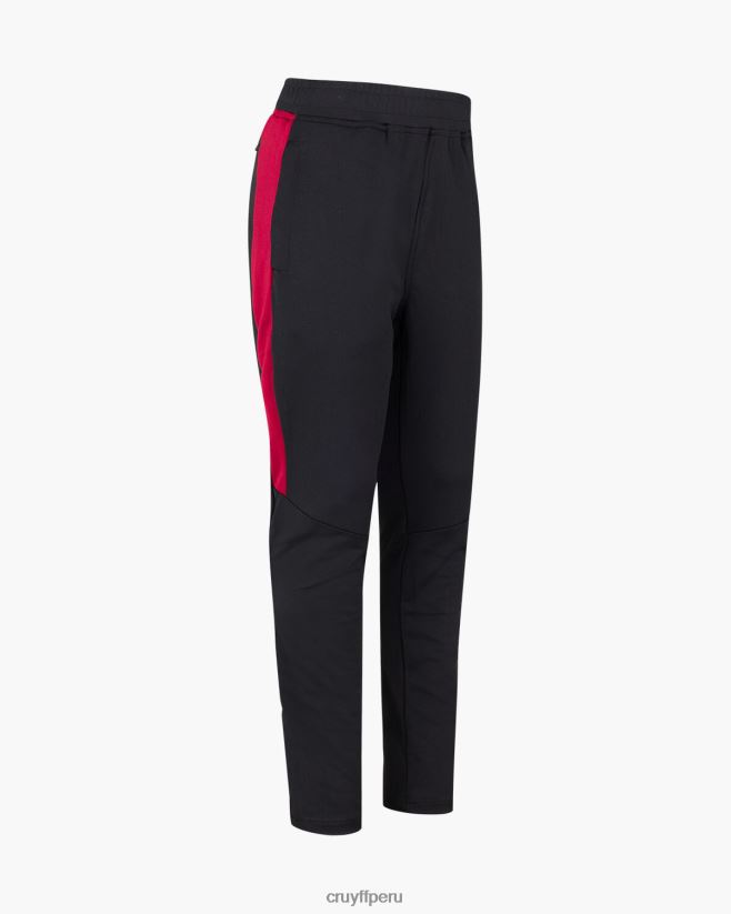 educación física Cruyff traje de esquina negro/rojo 42TR201326 júnior trajes