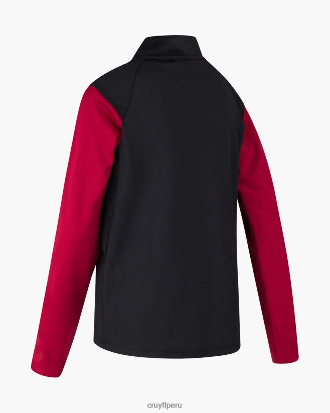 educación física Cruyff traje de esquina negro/rojo 42TR201326 júnior trajes