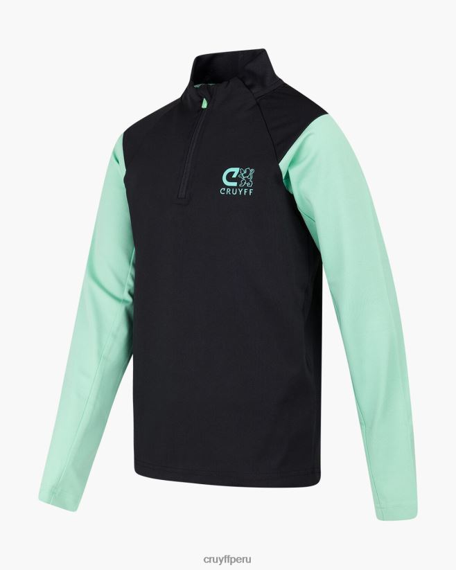 educación física Cruyff traje de esquina verde negro 42TR201328 júnior trajes