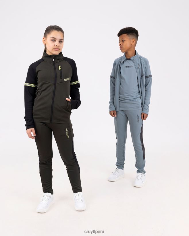educación física Cruyff traje de pececillo ejercito verde 42TR201093 júnior trajes