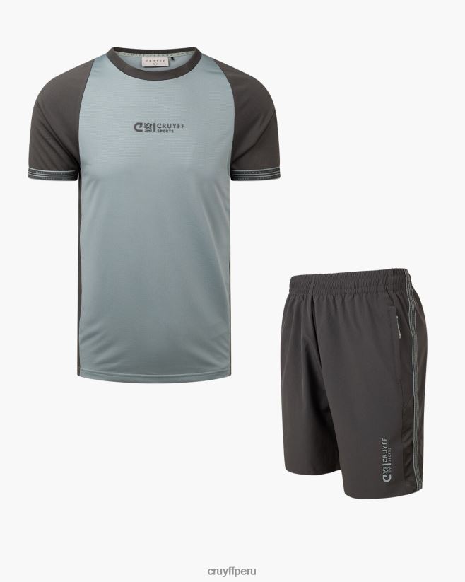 educación física Cruyff traje de pezuña gris azulado 42TR201099 júnior trajes