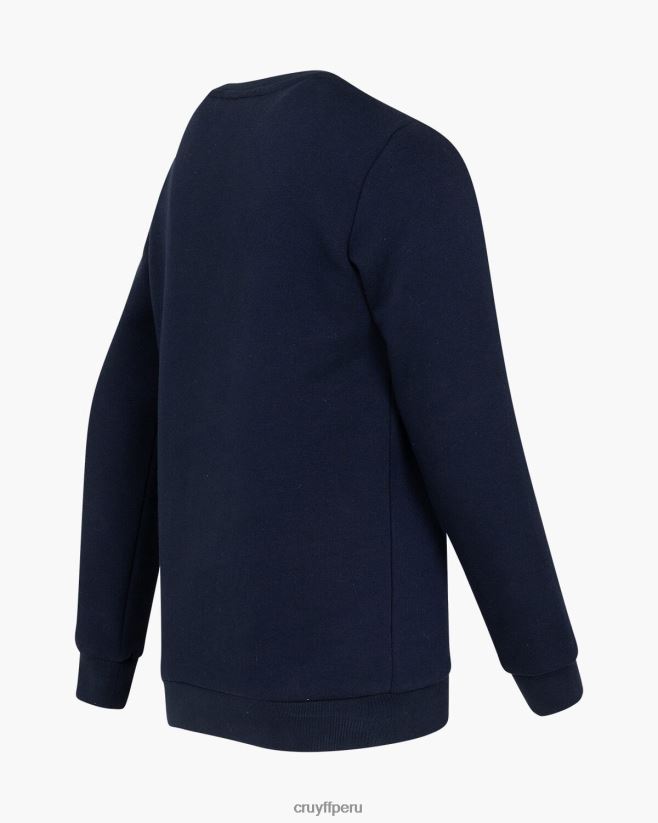 educación física Cruyff traje de podadoras cuello redondo Azul marino 42TR201157 júnior trajes