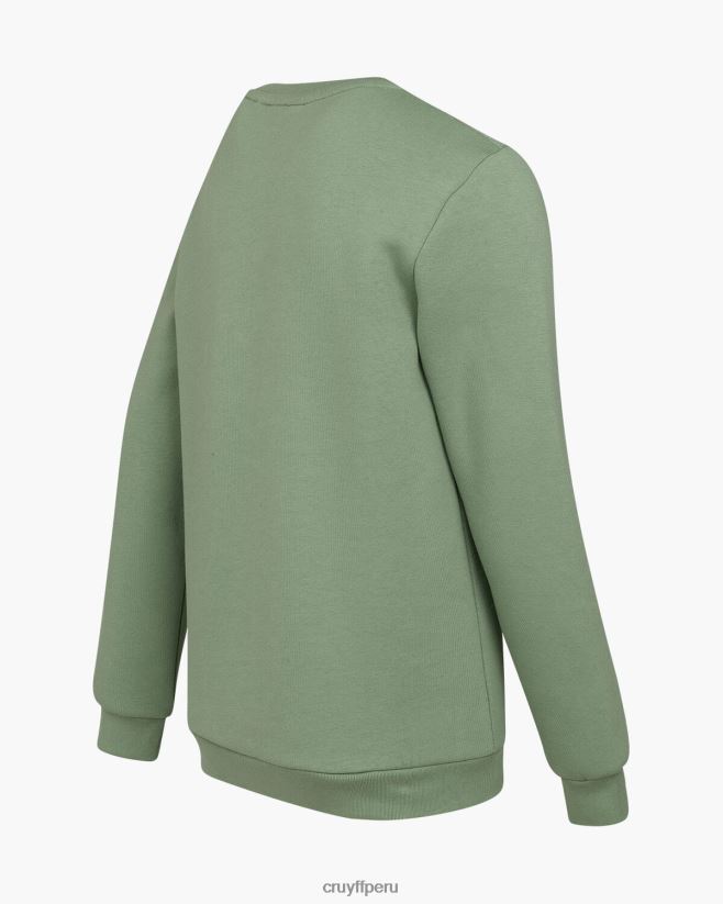 educación física Cruyff traje de podadoras cuello redondo verde 42TR201158 júnior trajes