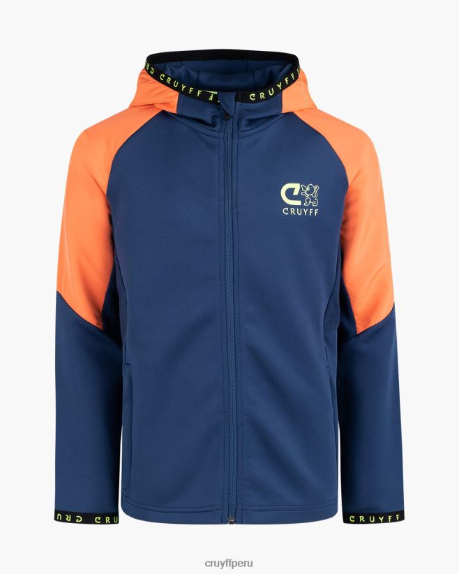 educación física Cruyff traje de puntero azul marino/naranja 42TR201187 júnior trajes