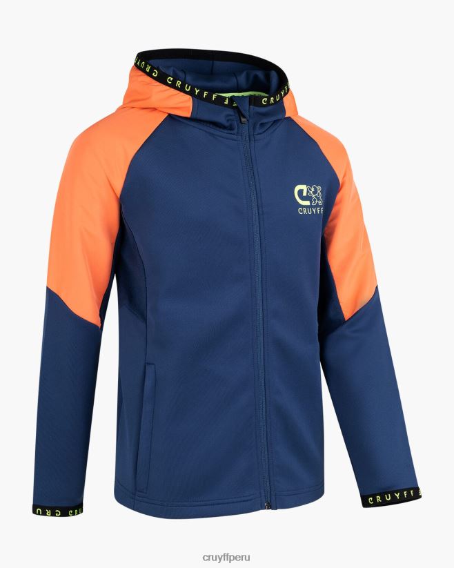 educación física Cruyff traje de puntero azul marino/naranja 42TR201187 júnior trajes