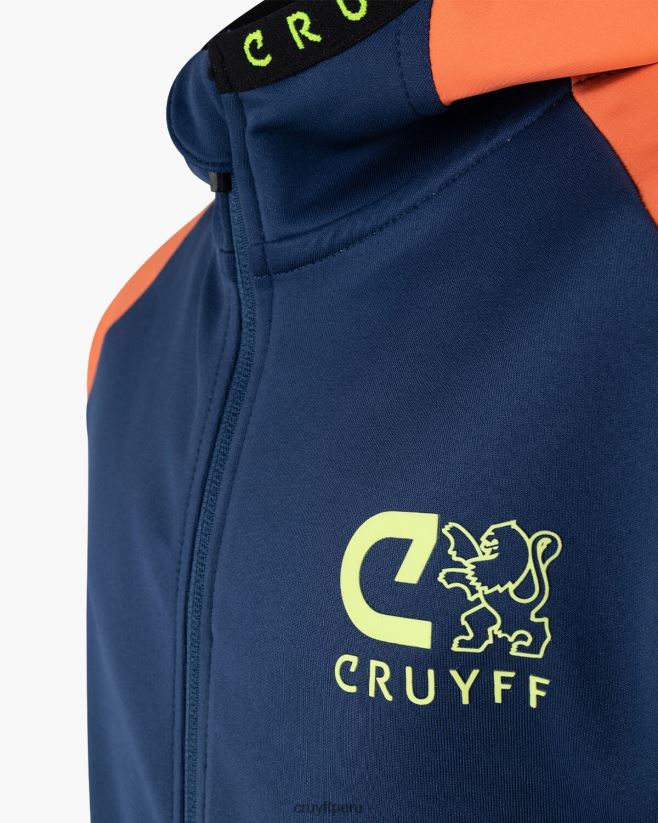 educación física Cruyff traje de puntero azul marino/naranja 42TR201187 júnior trajes