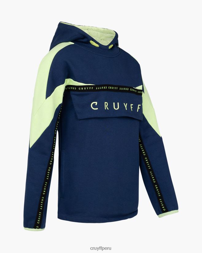 educación física Cruyff traje dividido azul marino/amarillo 42TR201197 júnior trajes