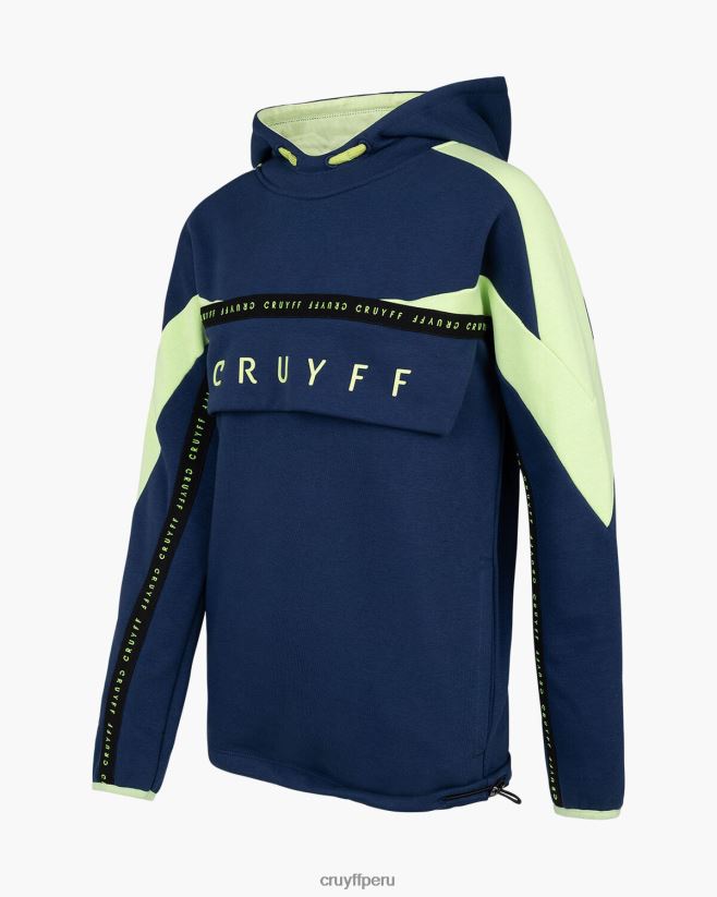 educación física Cruyff traje dividido azul marino/amarillo 42TR201197 júnior trajes