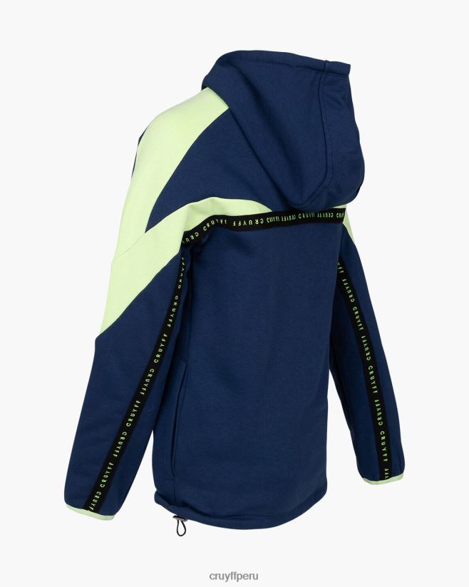 educación física Cruyff traje dividido azul marino/amarillo 42TR201197 júnior trajes