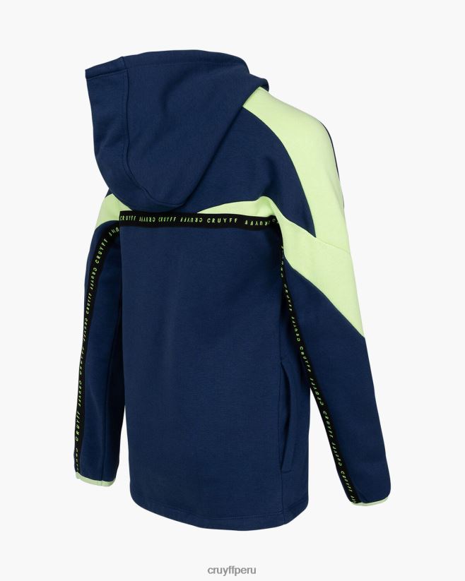 educación física Cruyff traje dividido azul marino/amarillo 42TR201197 júnior trajes