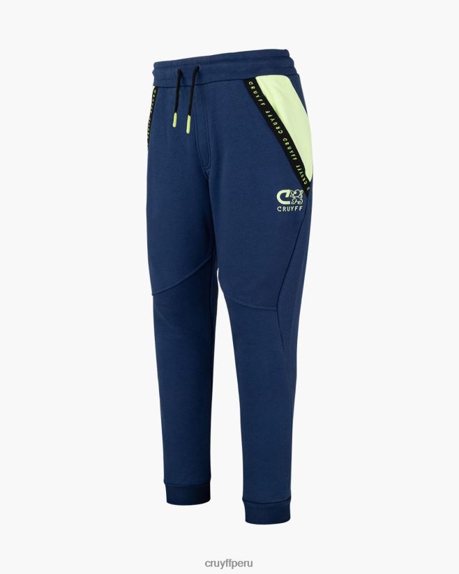 educación física Cruyff traje dividido azul marino/amarillo 42TR201197 júnior trajes