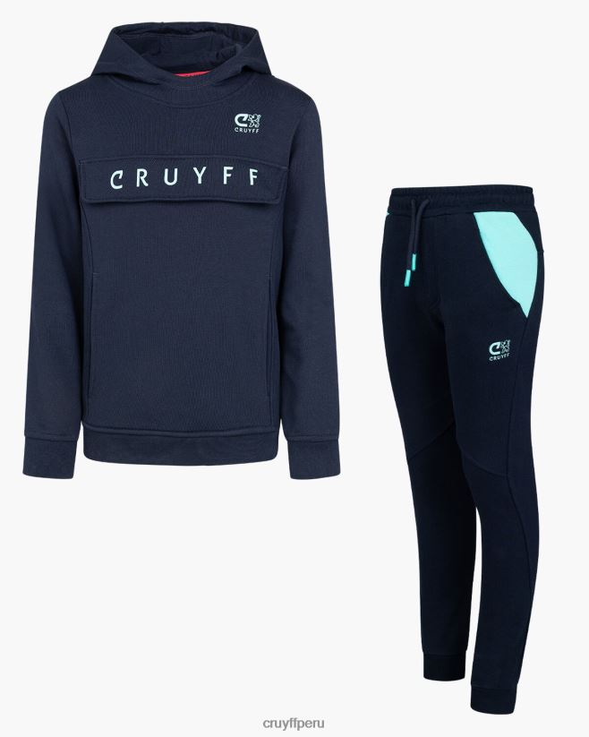educación física Cruyff traje ranka azul marino/cacatúa 42TR201149 júnior trajes