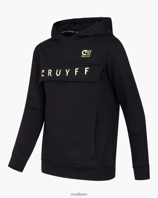 educación física Cruyff traje ranka verde negro 42TR201159 júnior trajes