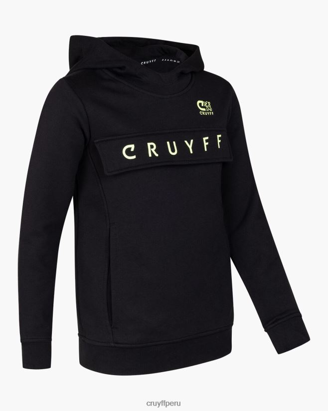 educación física Cruyff traje ranka verde negro 42TR201159 júnior trajes