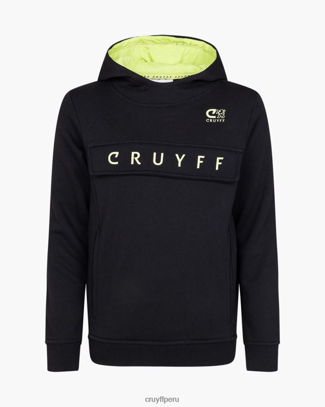 educación física Cruyff traje ranka verde negro 42TR201159 júnior trajes