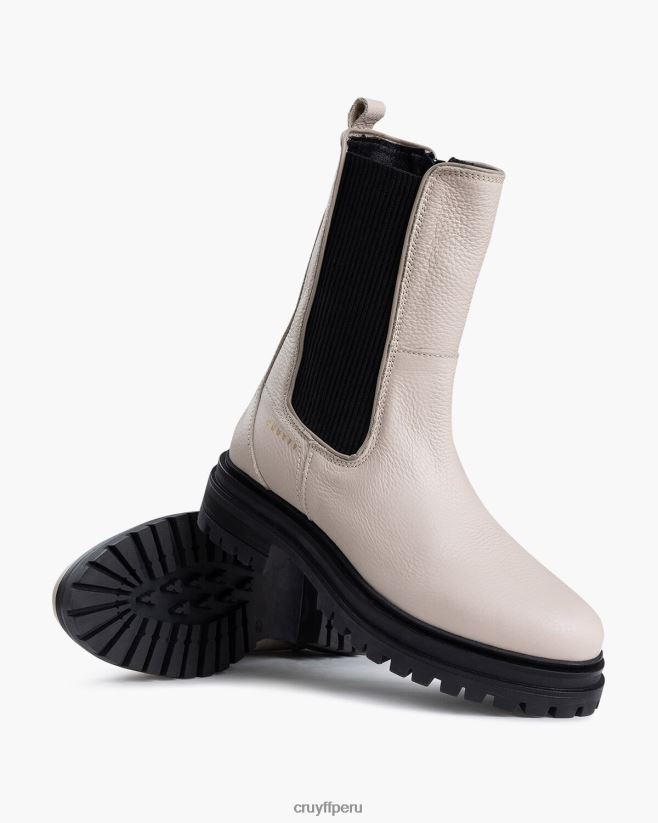 educación física Cruyff apolo chelsea crema 42TR201030 mujer botas