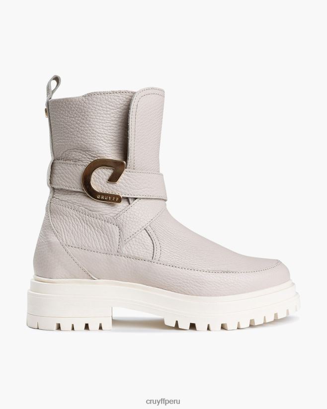 educación física Cruyff correa negra crema 42TR201015 mujer botas