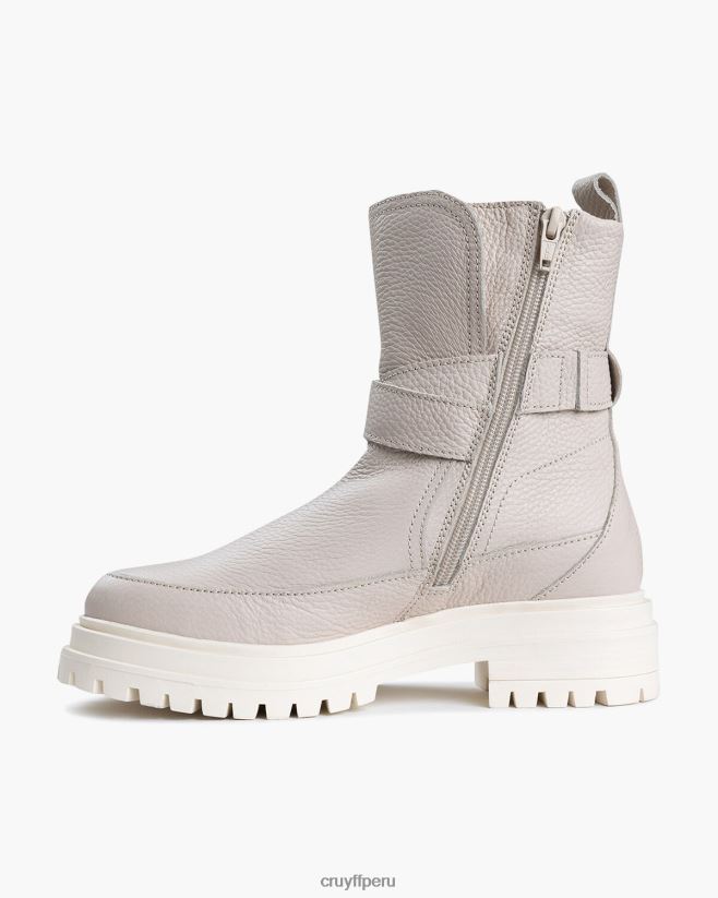 educación física Cruyff correa negra crema 42TR201015 mujer botas