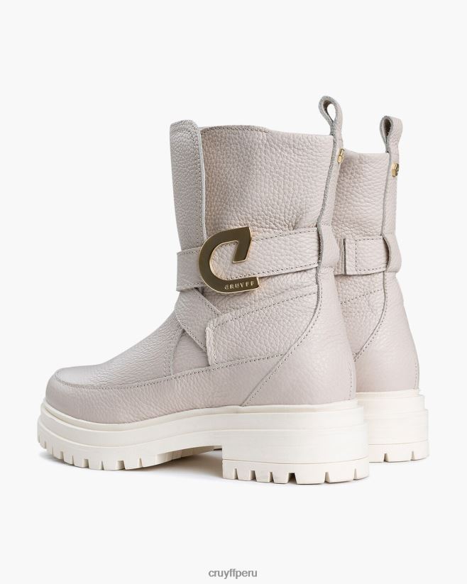 educación física Cruyff correa negra crema 42TR201015 mujer botas