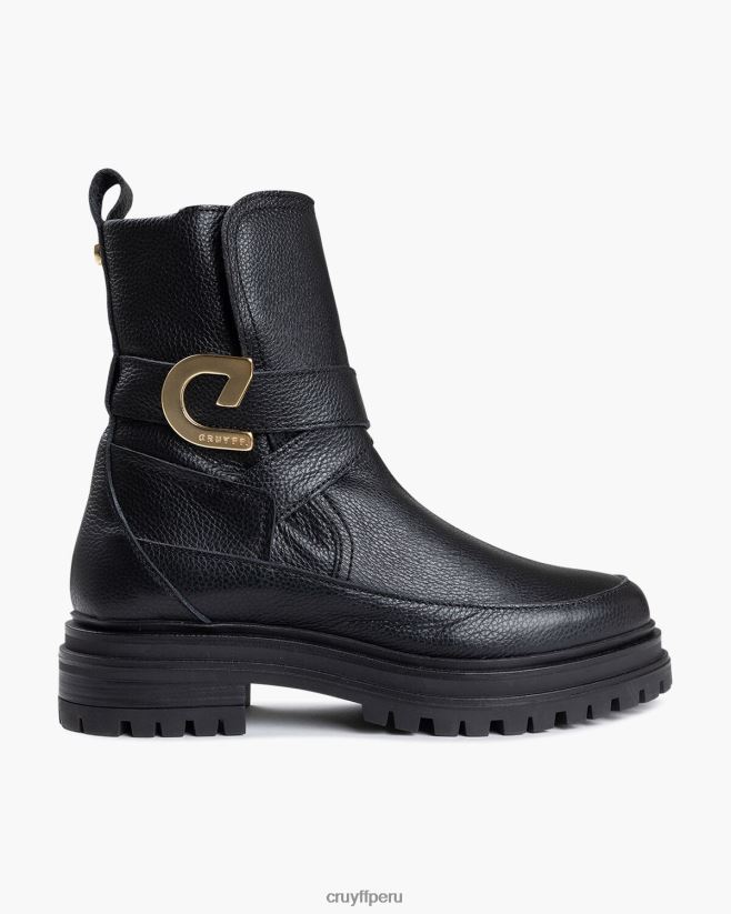 educación física Cruyff correa negra negro 42TR201016 mujer botas