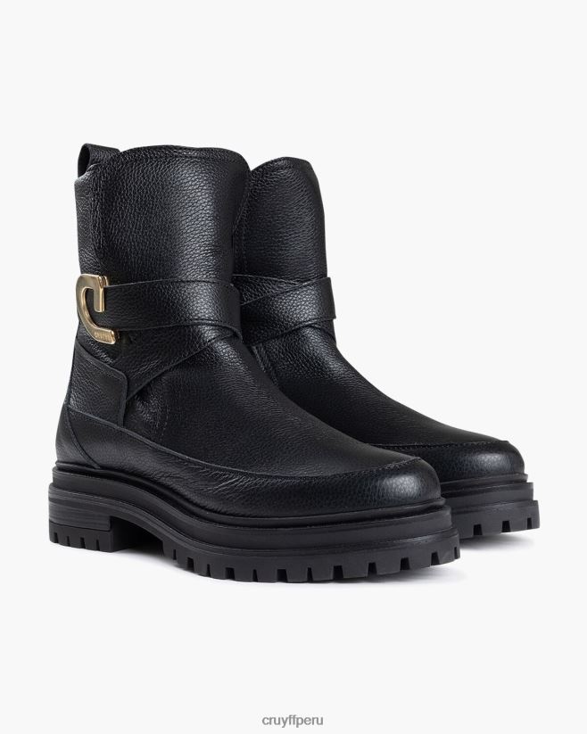 educación física Cruyff correa negra negro 42TR201016 mujer botas