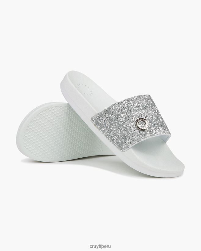 educación física Cruyff agua copa purpurina plata 42TR201065 mujer diapositivas