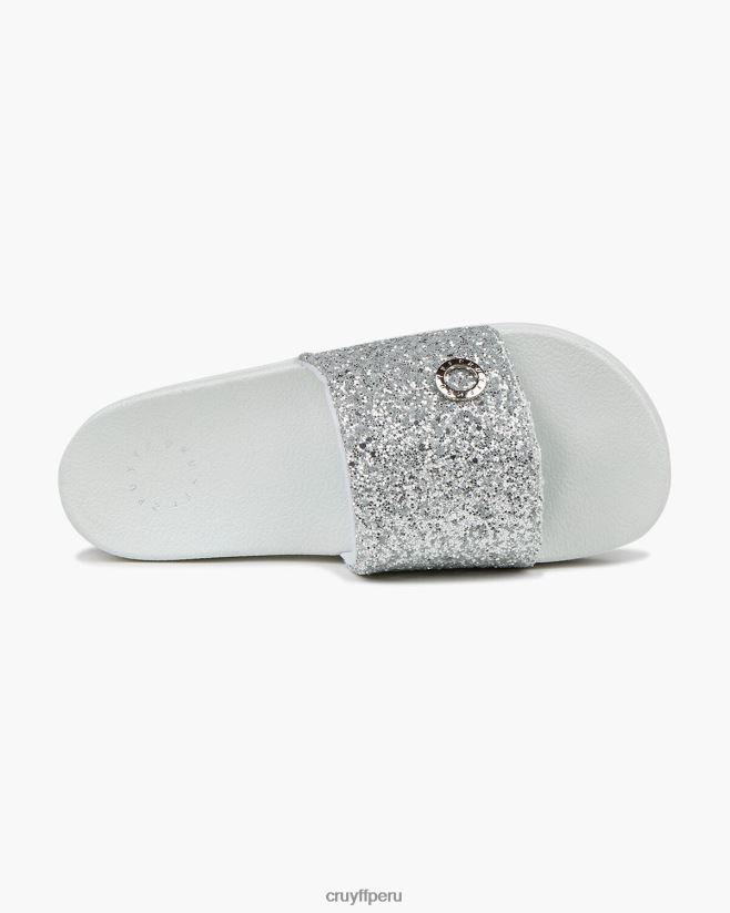 educación física Cruyff agua copa purpurina plata 42TR201065 mujer diapositivas