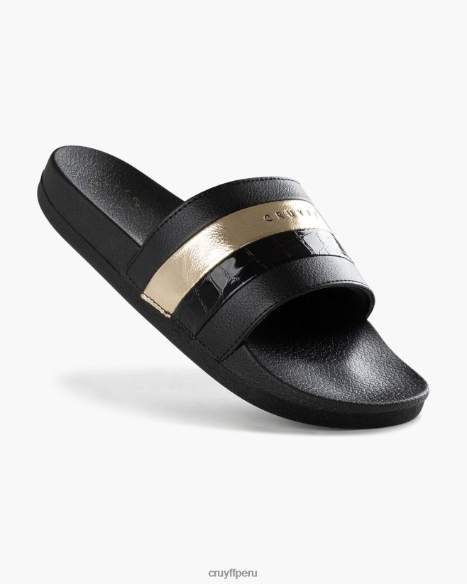 educación física Cruyff aqua copa bcn oro negro 42TR20947 mujer diapositivas