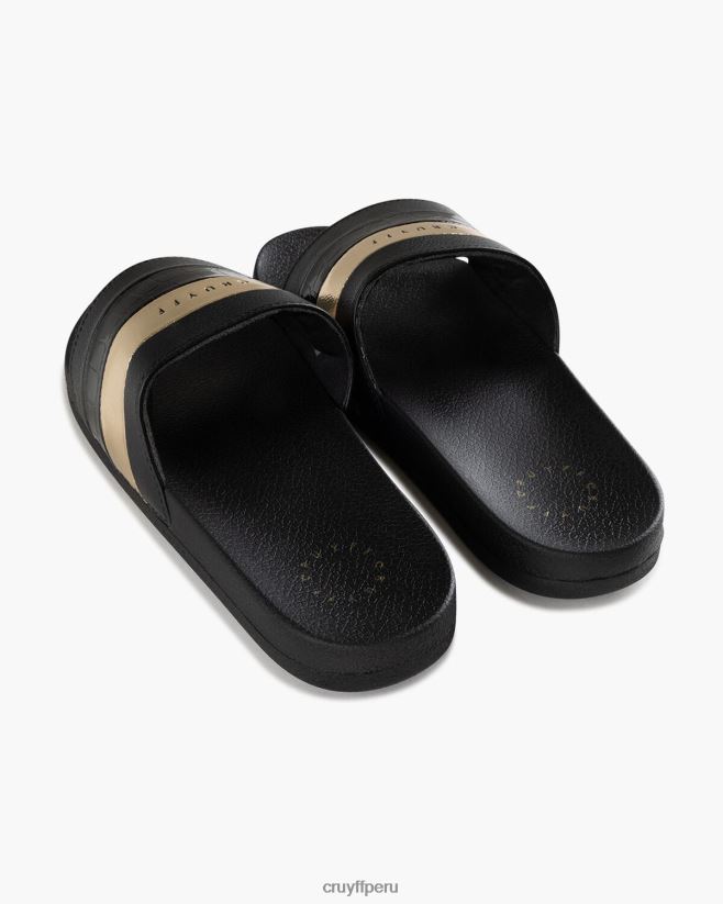 educación física Cruyff aqua copa bcn oro negro 42TR20947 mujer diapositivas