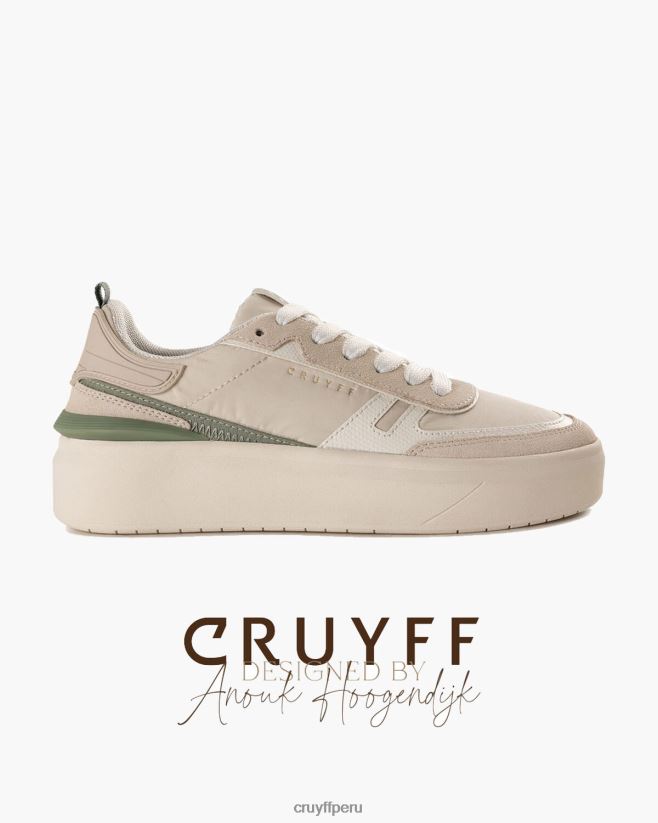 educación física Cruyff Cambría blanco verde 42TR20950 mujer zapatillas