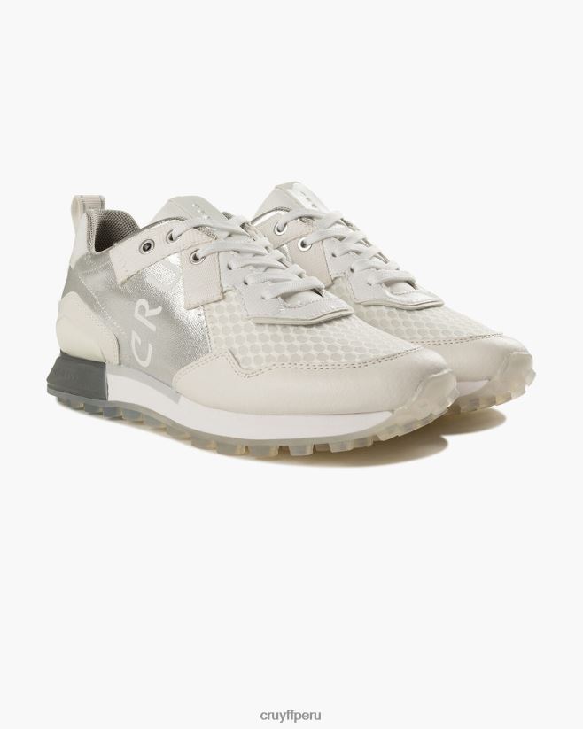 educación física Cruyff Superbia plata blanca 42TR20981 mujer zapatillas