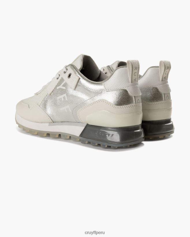 educación física Cruyff Superbia plata blanca 42TR20981 mujer zapatillas